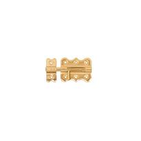 Durų skląstis Haushalt BFX DIY, žalvario sp., 6 cm