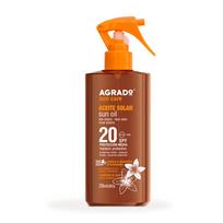 Stiprinantis įdegį aliejus kūnui Agrado Aceite Solar SPF20, 200 ml