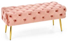 Pufas Athena, aukso sp./rožinė sp., 100 cm x 45 cm x 40 cm
