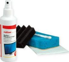 Valiklis su šluoste, ekranams Roline PC-Cleaning Set, 0.125 l