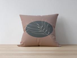 Dekoratyvinės pagalvėlės užvalkalas Mioli Decor 1155, ruda sp./įvairių spalvų, 43 cm x 43 cm