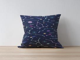Dekoratyvinės pagalvėlės užvalkalas Mioli Decor 1126, mėlyna sp./įvairių spalvų, 43 cm x 43 cm