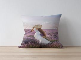 Dekoratyvinės pagalvėlės užvalkalas Mioli Decor 1070, violetinė sp./įvairių spalvų, 43 cm x 43 cm