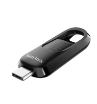 USB atmintinė SanDisk Ultra Slider, juoda sp., 128GB