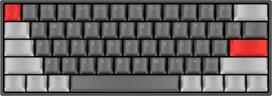 Laidinė žaidimų klaviatūra Yenkee Atom YKB 6500 Kailh Box White, EN, juoda sp.