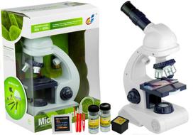 Žaislinis mikroskopas Lean Toys Microscope LT3675, balta sp.