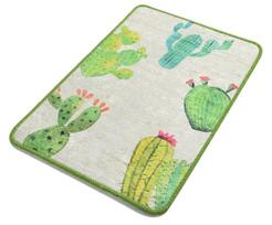 Vonios grindų kilimėlis Foutastic Cactus 359CHL1236, įvairių spalvų, 60 cm x 40 cm
