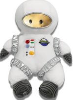 Pliušinis žaislas Celestial Buddies Planety Astronaut, balta sp./sidabro sp., 30 cm