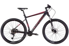 Dviratis kalnų Leon XC-70 AM, 27.5 ", 20" rėmas, juoda sp./raudona sp.