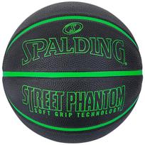 Krepšinio kamuolys Spalding Phantom, 7 dydis, juoda sp./žalia sp.