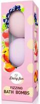 Vonios bomba Delia Cosmetics Dairy Fun Strawberry Blueberry Peach, 300 g, 3 vnt.