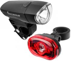 Dviračių žibintas 2K Light Set XC785/XC305L, plastikas, juoda sp./raudona sp., 2 vnt.
