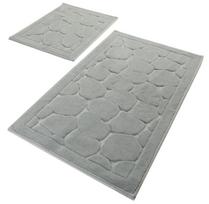 Vonios kilimėlių rinkinys Foutastic Parma 359CHL1659, pilka sp., 100 cm x 60 cm