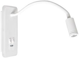 Šviestuvas naktinė lemputė Milagro Base ML6349, LED, 4000 °K, 2 x 8 W, balta sp.