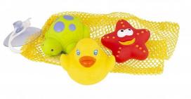 Vonios žaislų komplektas Playgro Floating Friends 188412, įvairių spalvų, 4 vnt.