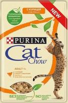 Šlapias kačių maistas Nestle Cat Chow Adult, vištiena, 0.085 kg