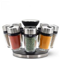 Prieskonių stovas Cole and Mason Premium Herb & Spice, juoda sp./nerūdijančiojo plieno sp.