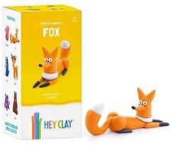 Rinkinys molinių figūrėlių gamybai Hey Clay Fox, oranžinė sp.