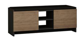 Suoliukas su batų lentyna Kalune Design Zulla, ruda sp./pilka sp., 37 cm x 110 cm x 43 cm