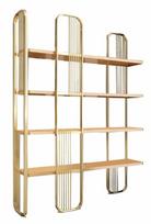 Pastatoma lentyna Kalune Design Sierra, geltona sp., 180 cm x 125 cm x 28 cm