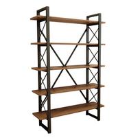Pastatoma lentyna Kalune Design Nero Elit, ruda sp./juoda sp., 180 cm x 90 cm x 34 cm