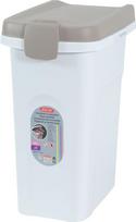 Dėžė gyvūnų ėdalui laikyti Stefanplast Food Container, 15 l, 33 x 22 x 41 cm, balta sp./pilka sp.