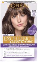 Plaukų dažai L’Oréal Paris Excellence Cool Creme, ash dark blonde, 6.11, 60 ml