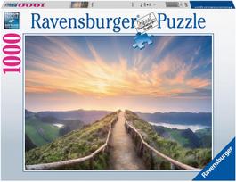 Dėlionė Ravensburger Mountain Landscape In Portugal, 50 cm x 70 cm, 1000 vnt., įvairių spalvų