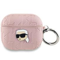 Ausinių dėklas Karl Lagerfeld Apple AirPods 3, rožinė sp.