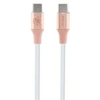 Laidas Guess Ebossed Logo USB Type-C Male (vyriška), USB Type C Male (vyriška), 1.5 m, rožinė sp.