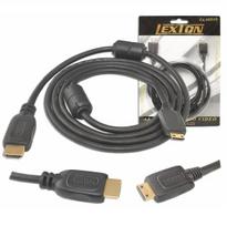 Laidas Lamex LXHD19 HDMI Male (vyriška), Micro HDMI Male (vyriška), 1.5 m, juoda sp.