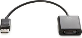 Adapteris HP DisplayPort to DVI-D FH973AA Displayport, DVI-D, 0.19 m, juoda sp.