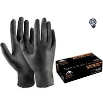 Pirštinės vienkartinės Active Gear Dext D3620, suaugusiems, juoda sp., 7/S, 100 vnt.