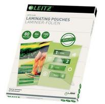 Laminavimo plėvelė Leitz iLAM, 80 μm x 303 mm x 216 mm, 100 vnt.