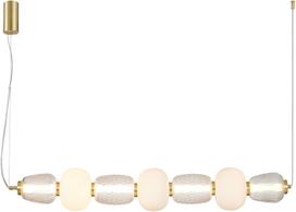 Šviestuvas kabinamas Milagro Caro ML0365, LED, 3000 °K, 7 x 42 W, skaidri sp./balta sp.