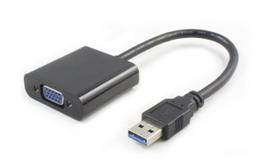 Adapteris MicroConnect USB3.0VGA USB 3.0, VGA, juoda sp.