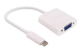 Adapteris MicroConnect USB3.1CVGAW USB Type-C, VGA, 0.2 m, balta sp.