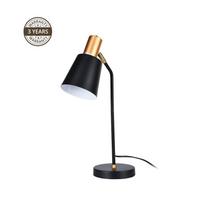 Stalinis šviestuvas Domoletti Davi MT68915B-1, E27, 40W, juoda sp./aukso sp.