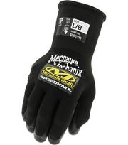 Darbo pirštinės gumuotos, megztos Mechanix Wear S1DC-05, juoda sp., XXL