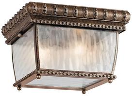 Lubinis lauko šviestuvas Elstead Lighting Rain, 30W, E14, IP44, bronzos sp., 23.5 cm x 14 cm