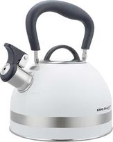 Arbatinukas su švilpuku King Hoff KH-1852, 1.8 l, balta sp./sidabro sp./juoda sp.