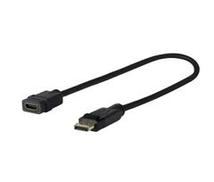 Kabelis Vivolink Pro PRODPADAPHDMI Displayport, HDMI, 0.2 m, juoda sp.