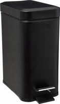 Šiukšliadėžė 5five Simply Smart, juoda sp., 5 l, 30.5 cm x 14.5 cm