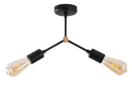 Šviestuvas lubų Opviq Sparrow 1252 584TTM1255, E27, 2 x 40 W, nėra gaubto