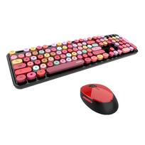 Belaidė kompiuterio klaviatūra MOFII Wireless 2.4Ghz Optical Mouse, Anglų (US), įvairių spalvų