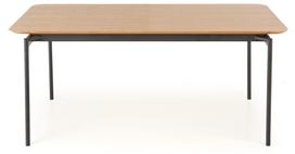 Stalas išskleidžiamas Smart, ąžuolo sp./juoda sp., 170 - 250 cm x 100 cm x 76 cm