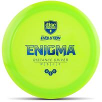 Skraidanti lėkštė Discmania Enigma 12/5/-1/2, 21 cm x 21 cm, geltona sp., 0.172 kg
