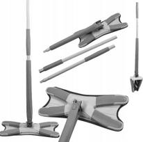 Grindų valymo šepetys WMC Tools X, 115 - 128 cm, pilka sp.