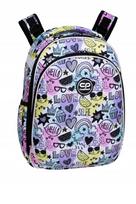 Mokyklinė kuprinė CoolPack Turtle Mood, geltona sp./rožinė sp./violetinė sp., 29 cm x 16 cm x 44 cm