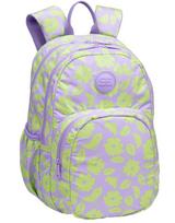 Mokyklinė kuprinė CoolPack Rider Flores, žalia sp./violetinė sp., 31 cm x 19 cm x 43 cm